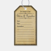 Halloween blanco  apotheker labels cadeaulabel (Voorkant)