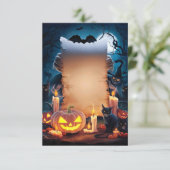 Halloween Blank Invitation Kaart #21 (Staand voorkant)