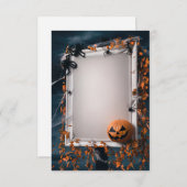 Halloween Blank Invitation Kaart #22 (Voorkant / Achterkant)