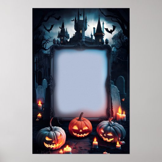 Halloween Blank Invitation Poster #1 (Voorkant)