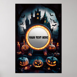 Halloween Blank Invitation Poster #6