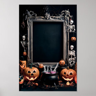 Halloween Blank Invitation Poster Lijst #5