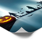 Halloween Blank Invitation Poster Lijst #8 (Hoek)