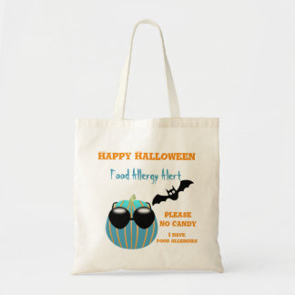 Halloween Blauwgroen Pumpkin Food Allergy Bag Tote Bag