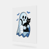 Halloween bleu Denim Ghost et chat (Angle)