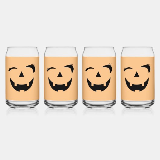 Halloween Blikvorm Glas (Voorkant)