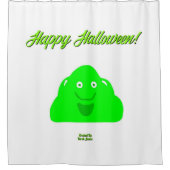 Halloween Blob douchegordijn (Voorkant)
