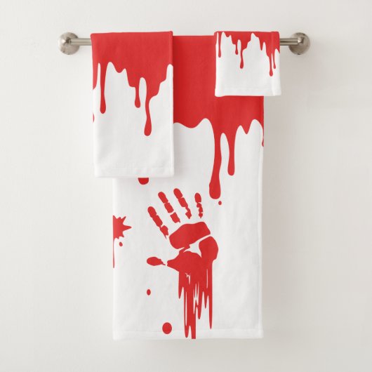 Halloween bloeddruppelaar bad handdoek (Insitu)