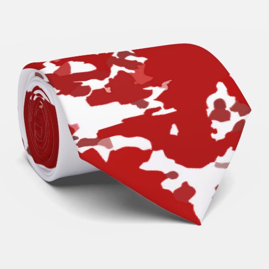 Halloween bloedspatenkoorts stropdas (Opgerold)