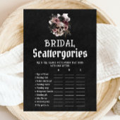 Halloween Bloemen Schedel Bruids Scattergories Gam Kaart