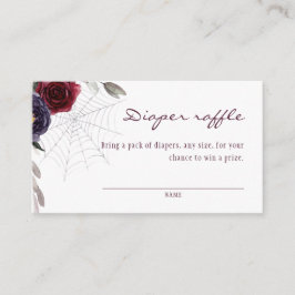 Halloween Bloemenluier Raffle Informatiekaartje