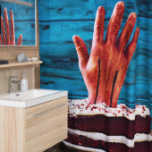 Halloween Bloody Main Dans Cake Douche Rideau