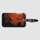 Halloween Bloody Moonlight Nightmare Bagagelabel (Voorkant (horizontaal))