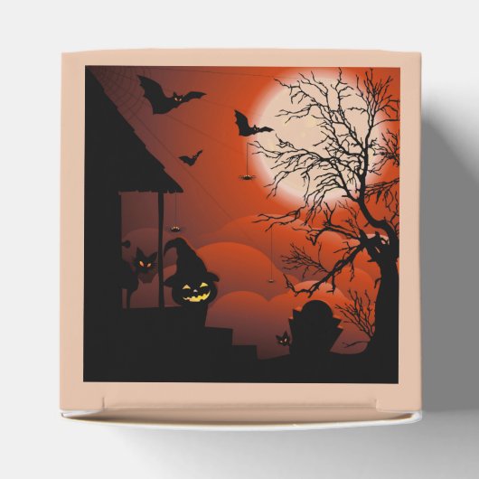 Halloween Bloody Moonlight Nightmare Bedankdoosjes (Bovenkant)