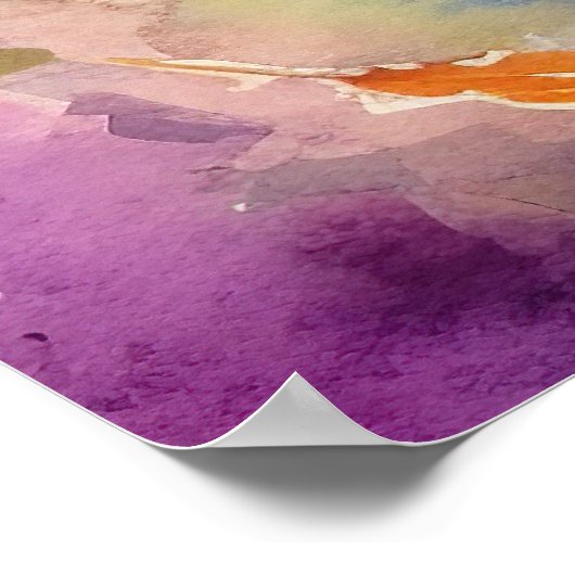 Halloween Blue Heeler met pompoenen eng Poster (Hoek)