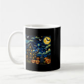 Halloween Blue Jay Sterrennacht Koffiemok (Links)