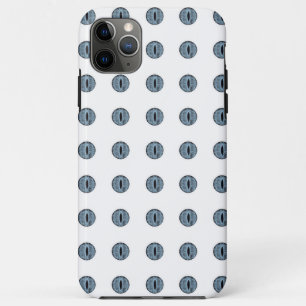 Halloween Blue Polka Dot Eyes iPhone 11 Pro Max Hoesje