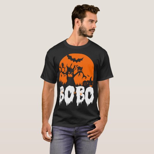Halloween Bobo Scary 31 oktober cadeau T-shirt (Voorkant volledig)