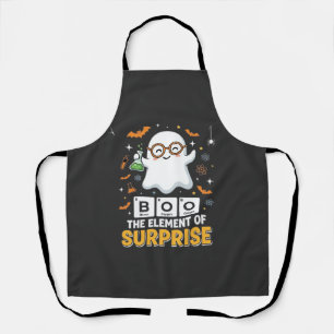 Halloween Boe Element van Verrassing Geest Ontwerp Schort