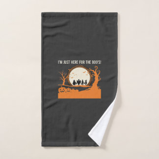 Halloween Boe Geest Silhouet Handdoek
