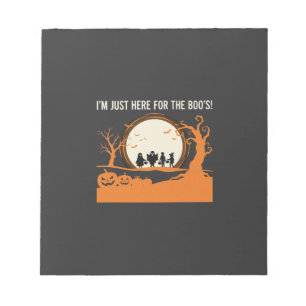 Halloween Boe Geest Silhouet Notitieblok