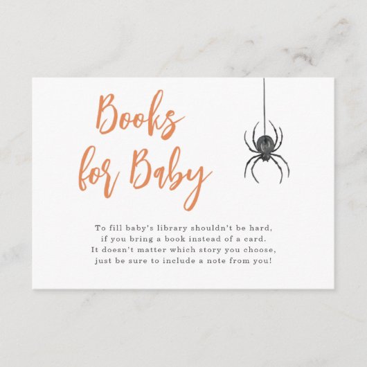 Halloween Boeken voor Baby Kaart (Voorkant)