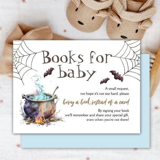 Halloween Boeken voor Baby Request Boy Blue Informatiekaartje
