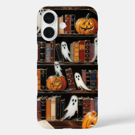 Halloween Boekenplank Hoesje Geest Pompoen
