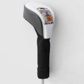 Halloween-boekhouder Funny Spooky Belastingseizoen Golfheadcover (Schuin)