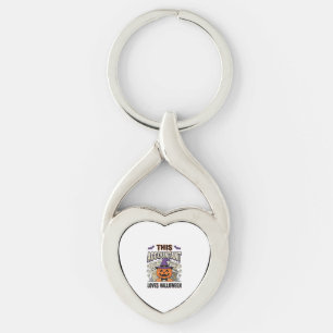 Halloween-boekhouder Funny Spooky Belastingseizoen Sleutelhanger
