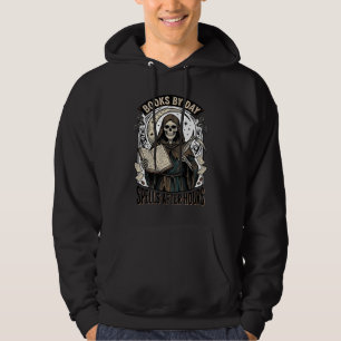 Halloween Boekhouder Heks Vintage Oogst Design_1 Hoodie