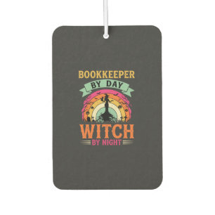 Halloween Boekhouder overdag Heks 's nachts Ontwer Luchtverfrisser