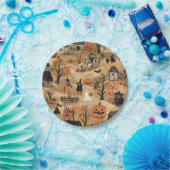  Halloween boerderij Papieren Bordje (Feest)