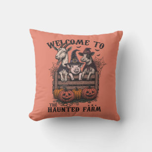 Halloween Boerderijdieren Kussen