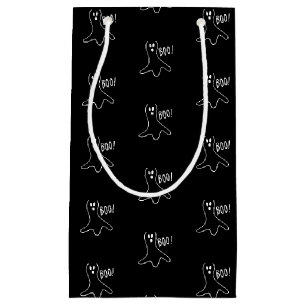 Halloween boggo zwart-wit patroon klein cadeauzakje