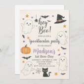 Halloween Boo Bash Spooktacular Party Kaart (Voorkant / Achterkant)