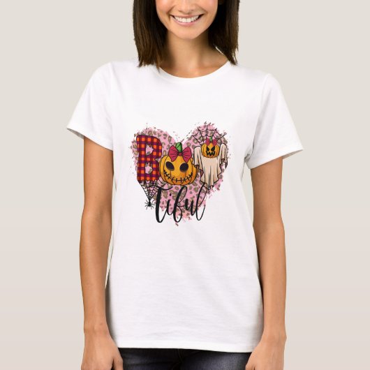 Halloween boo bougie t-shirt (Voorkant)