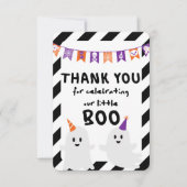 Halloween Boo Carte de remerciements (Devant)