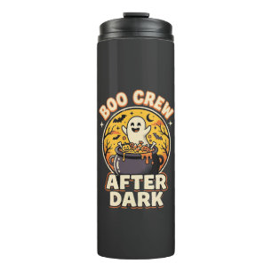 Halloween Boo Crew Badge Thermosbeker