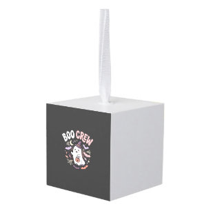 Halloween Boo Crew Geest Kubus Ornament