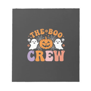 Halloween Boo Crew Geest Pompoen Ontwerp_1 Notitieblok