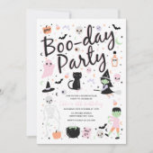 Halloween BOO-DAY Party uitnodiging (Voorkant)