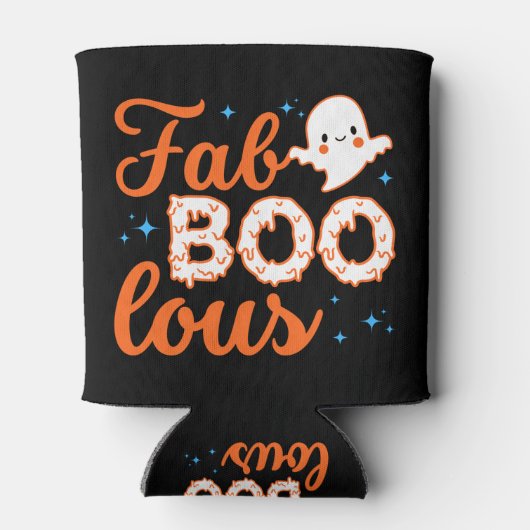 Halloween Boo Funny Blikjeskoeler (Achterkant)