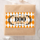 Halloween Boo Gepersonaliseerde Treat Bag Label (Insitu)