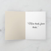 Halloween Boo Ghost Gevouwen Kaart (Binnen)