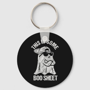 Halloween Boo Ghost Kostuum Dit is een of andere B Sleutelhanger