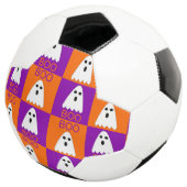 Halloween Boo Ghost Purple et Carrés orange (3/4)