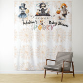 Halloween Boo Griezelige Skeleten Kostuum Baby Bor Wandkleed (In situ)