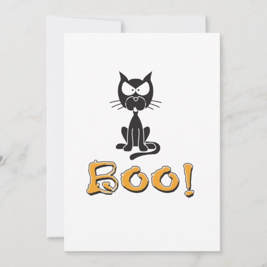 Halloween Boo ! Invitation de parti (Devant)