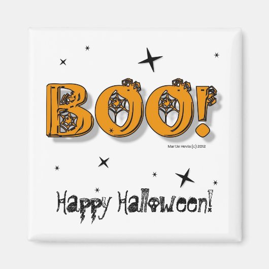 Halloween Boo ! Magnet (Devant)
